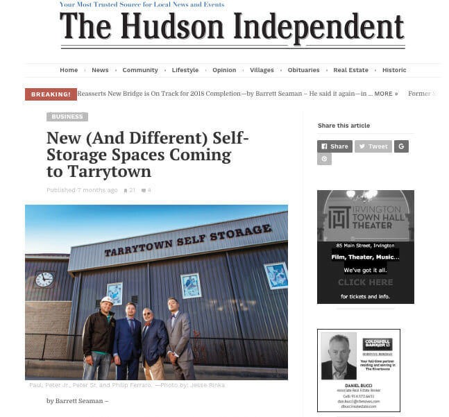 New Self Storage Spaces In Tarrytown
