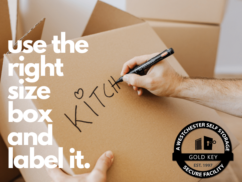 Storage Tips - Use The Right Sized Box